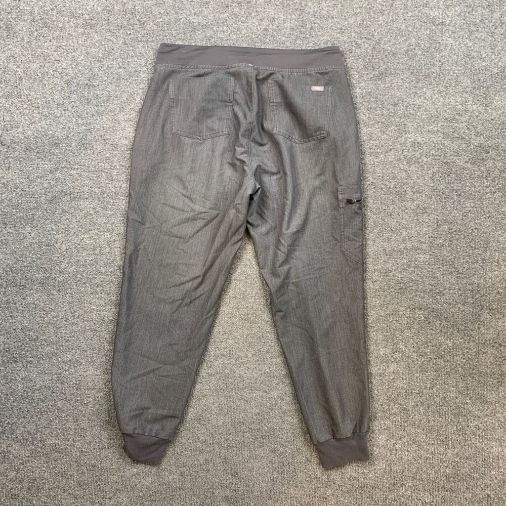 Figs Joggers Womens M Medium Gray Zamora Scrub Stretch Cargo Drawstring Pants - Picture 12 of 14